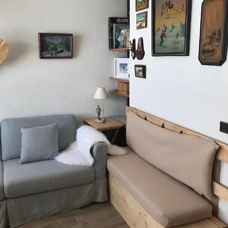 Plagne Villages - Studio 4P - Front De Neige - Skis Apartment